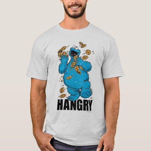 Retro Cookie Monster  Hangry T_Shirt