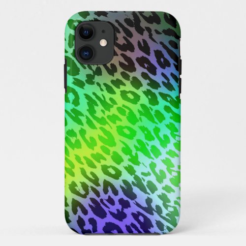 Retro cool animal print skin of leopard iPhone 11 case