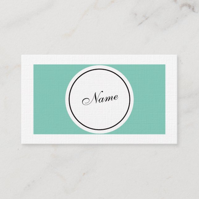 Retro Cool Business Card (Front)