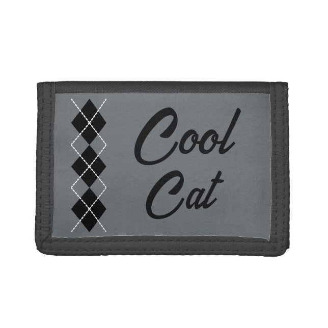 Retro Cool Cat Wallet  (Front)