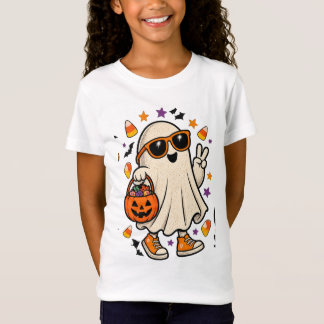 Retro Cool Ghost with Sunglasses Trick T-Shirt