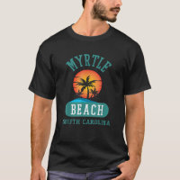 Retro Cool Original Myrtle Beach SC Palm Tree Nove
