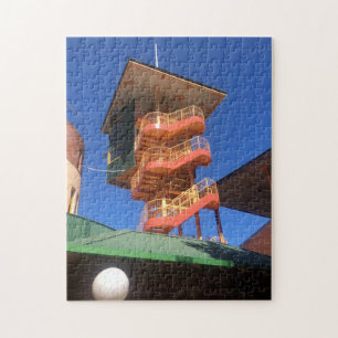 retro cool tower jigsaw puzzle
