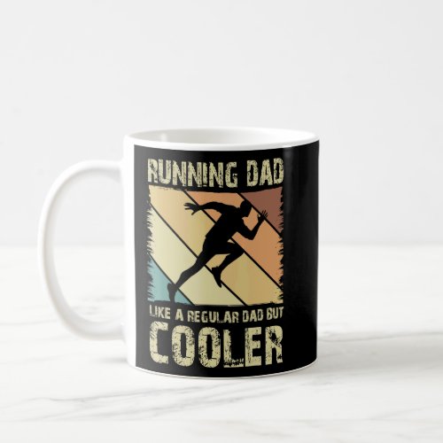 Retro Cooler Father Marathoner Marathon Runner Run Coffee Mug