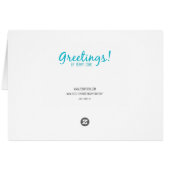 Retro Coral Pink Flamingos for Any Occasion (Back Horizontal)