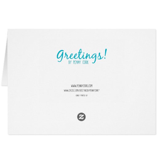 Retro Coral Pink Flamingos for Any Occasion (Back Horizontal)