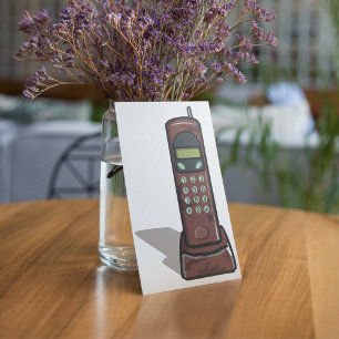 Retro Cordless Phone Vintage 90s Invitation