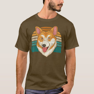Retro Corgi  T-Shirt