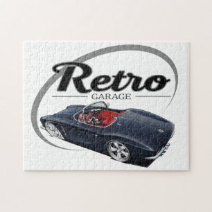 Retro Corvette Jigsaw Puzzle