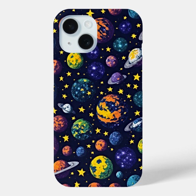 Retro Cosmic Bliss - Celestial Harmony Case-Mate iPhone Case (Back)