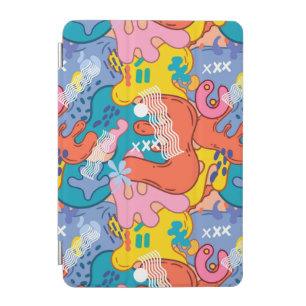 Retro Cosmic Explosion Vibrant Pop Art iPad Cover