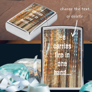 Retro cosmic lights zippo lighter