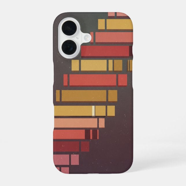 Retro Countdown Bars iPhone Case (Back)