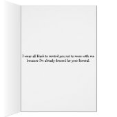 Retro Couple - Black is for Funerals, (Inside (Right))