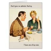 Retro Couple - Don't Give Me Attitude, (Front)