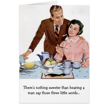 Retro Couple - You Were Right  Honey  by AsTimeGoesBy at Zazzle