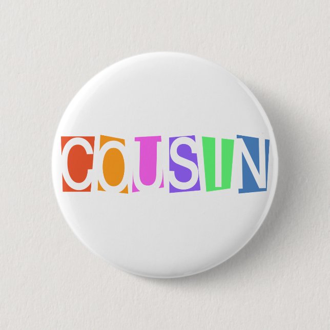 Retro Cousin Button (Front)