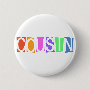 Retro Cousin Button