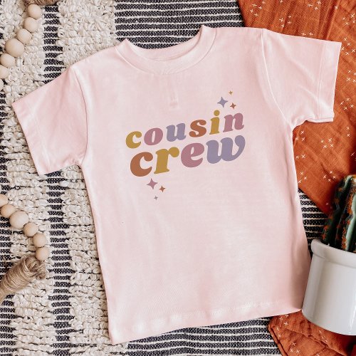 Retro Cousin Crew  Matching Kids Toddler T_shirt
