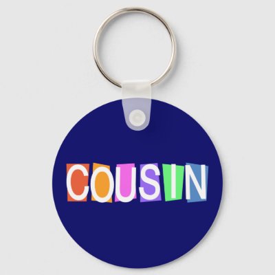 Retro Cousin Keychain