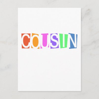 Retro Cousin Postcard
