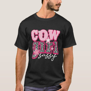 Retro Cowgirl Sassy Yeehaw Howdy Western Country S T-Shirt