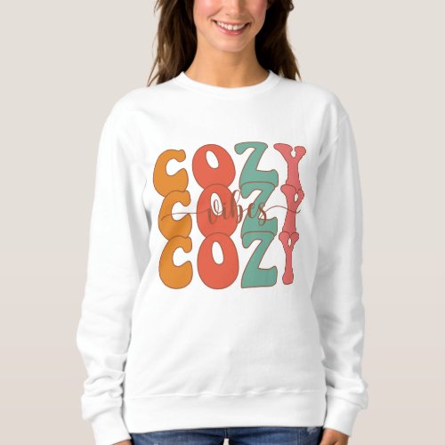 Retro Cozy Vibes Fall Sweatshirt