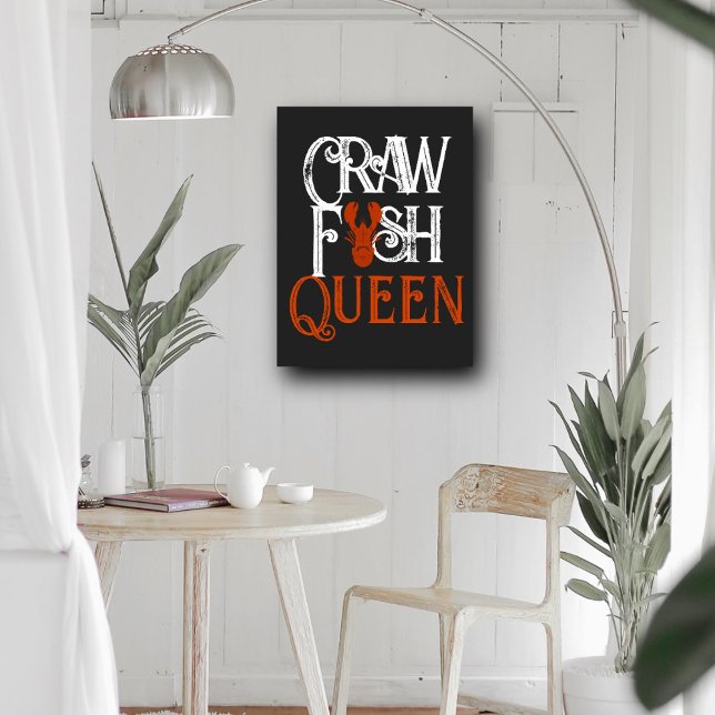 Retro Crawfish Queen Seafood Foam Board (Creator Uploaded)