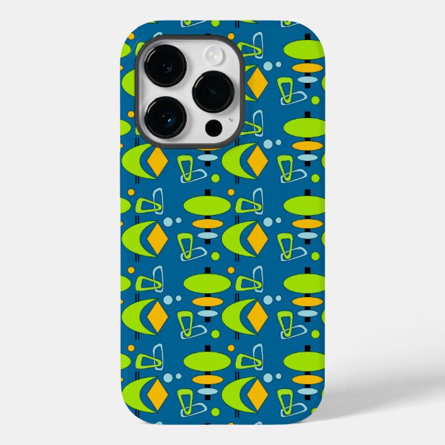 Retro Crescent Totem Shapes Case-Mate iPhone Case (Back)