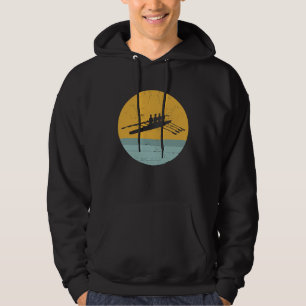 Retro Crew Rowing Vintage Style Sport Gift Unisex Hoodie