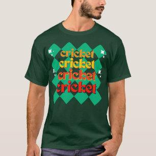 Retro Cricket  T-Shirt