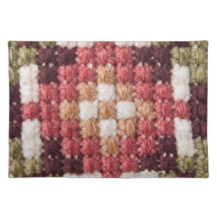 Retro cross stitches placemats