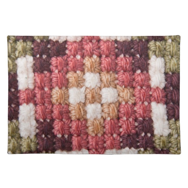 Retro cross stitches placemats (Front)