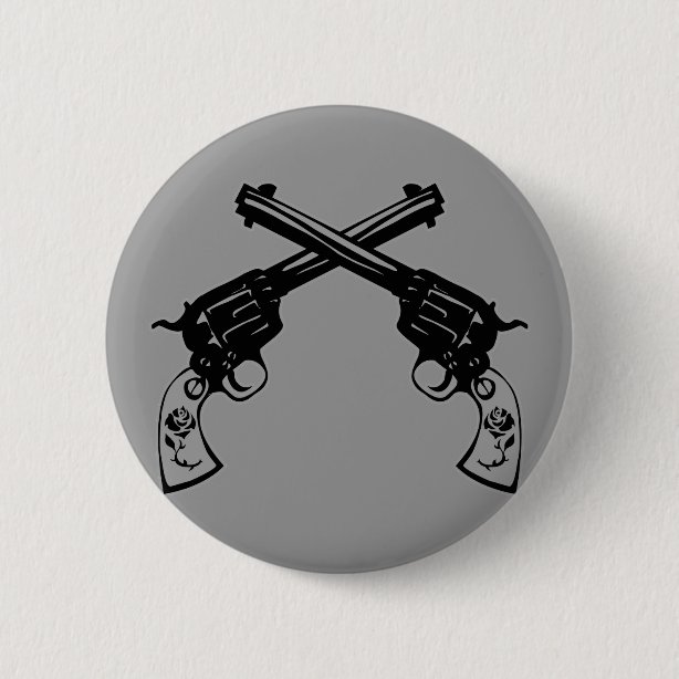Pistol Buttons & Pins No Minimum Quantity Zazzle