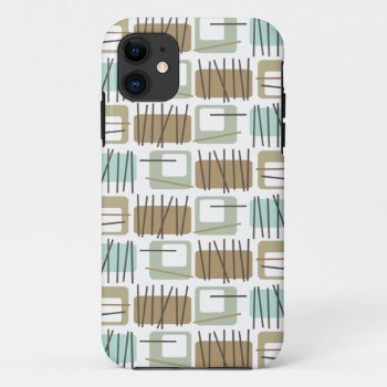 Retro Crosshatch Patterned Case-mate Id™ Iphone 5 Iphone 11 Case by koncepts at Zazzle