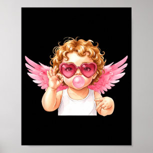 Retro Cud 67 Meme Bubblegum Funny Six Seven Valent Poster