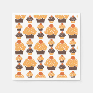 Retro Cupcake Napkins
