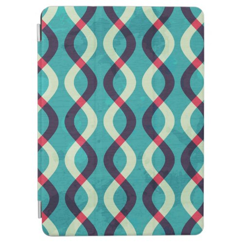Retro Curves Grunge Pattern Effect iPad Air Cover