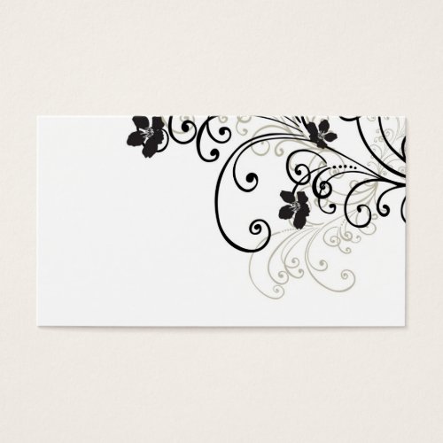 Retro curves Profile Card Business Card Template