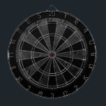 Retro Custom Black Biker Leather Dart Board<br><div class="desc">This is an awesome abstract art gift featuring a leather texture that looks awesome. This makes the perfect gift for any occasion.
Add your own wording, name, favorite saying, favorite quotes, etc. to personalize this even more by clicking on the blue CUSTOMIZE IT button.</div>