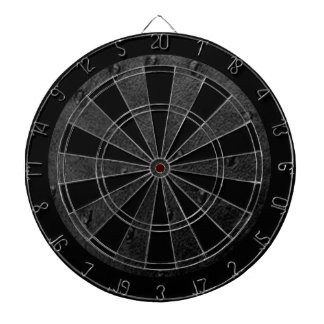 Retro Custom Black Biker Leather Dart Board
