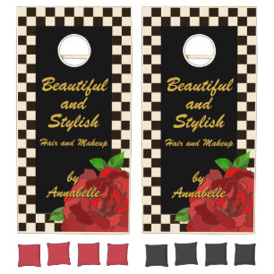 Retro Custom Business Cornhole Set
