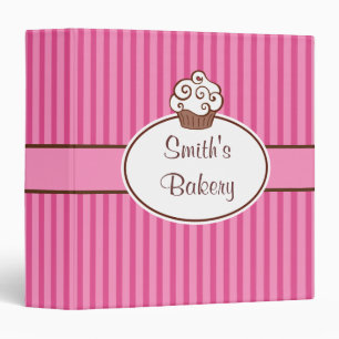 Retro Custom Cupcake Binder