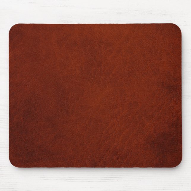 Retro Custom Leather Mouse Pad (Front)