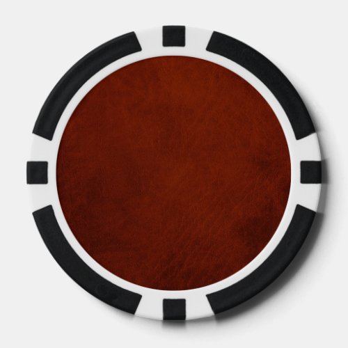 Retro Custom Leather Poker Chips