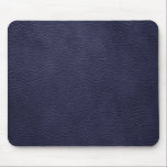 Retro Custom Navy Blue Leather Mouse Pad<br><div class="desc">This is an awesome abstract art gift featuring a leather texture that looks awesome. This makes the perfect gift for any occasion.
Add your own wording, name, favorite saying, favorite quotes, etc. to personalize this even more by clicking on the blue CUSTOMIZE IT button.</div>