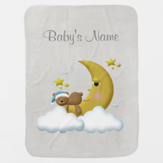 Retro Custom Personalized Baby Blanket