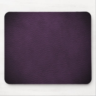 Retro Custom Purple Leather Mouse Pad