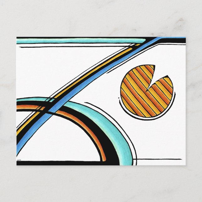 Retro | Customizable Postcard (Front)