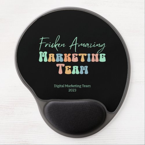 Retro Customized Corporate Marketing Team Gift Gel Mouse Pad